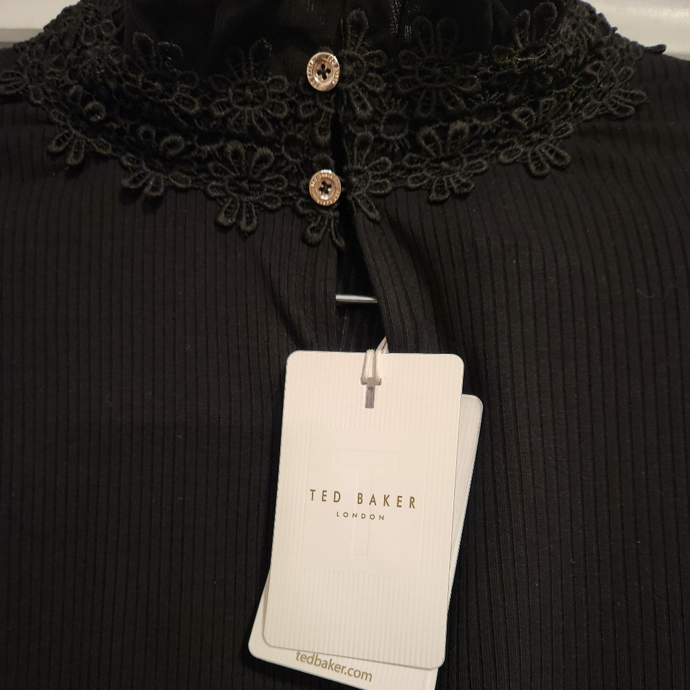 NWT Ted Baker Black Blouse